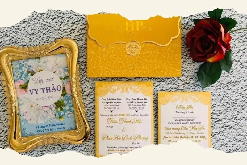 Thiệp Cưới Gia Lai